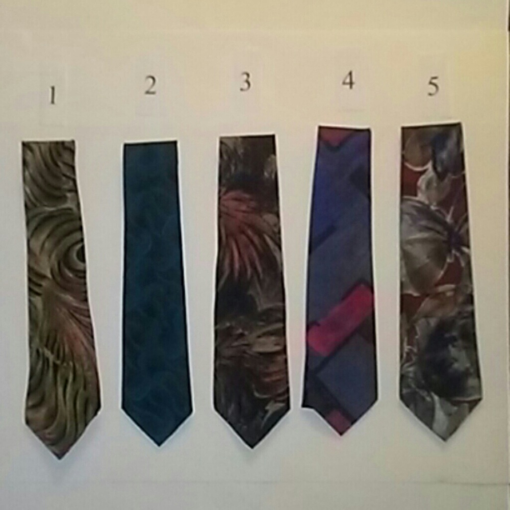 Mens vintage 80's and 90's ties